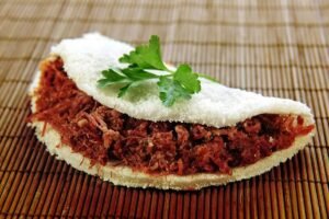 Tapioca Com Carne Seca