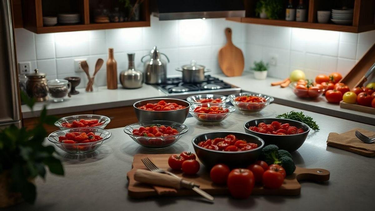 Armazenamento e Conservação do Molho de Tomate