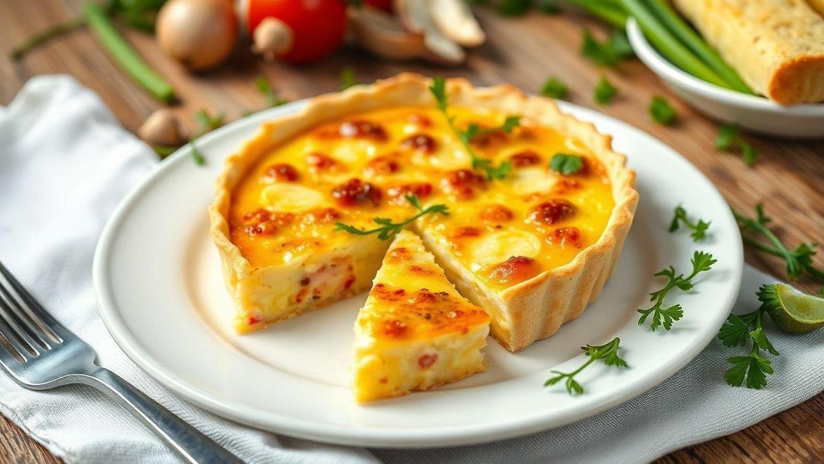 Quiche Pronta em 30 Minutos