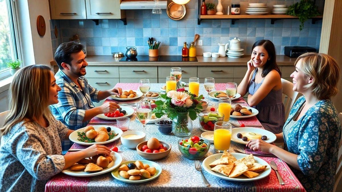 Receitas de brunch com amigos: diversão na cozinha
