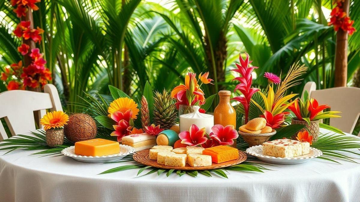 Doces Tropicais com Coco