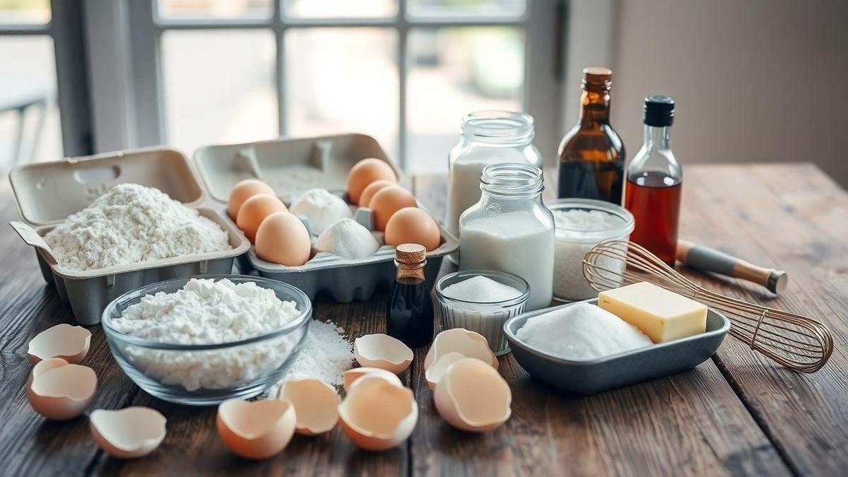 Ingredientes para Bolo Fofinho