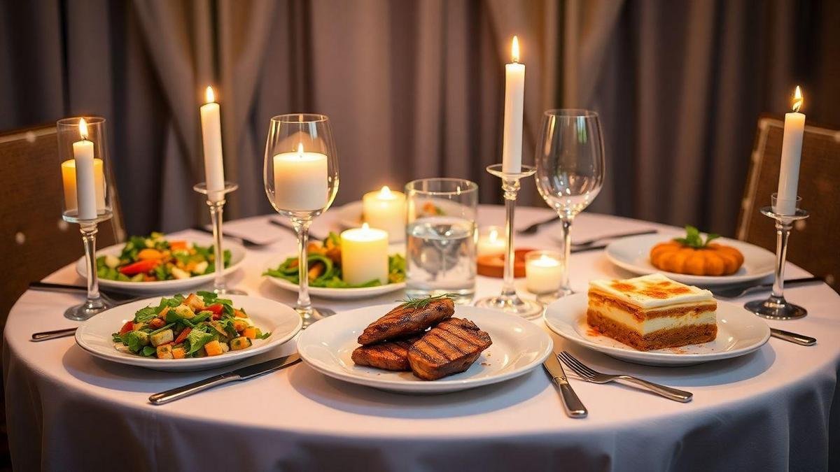 Menu Completo para um Jantar em Casa