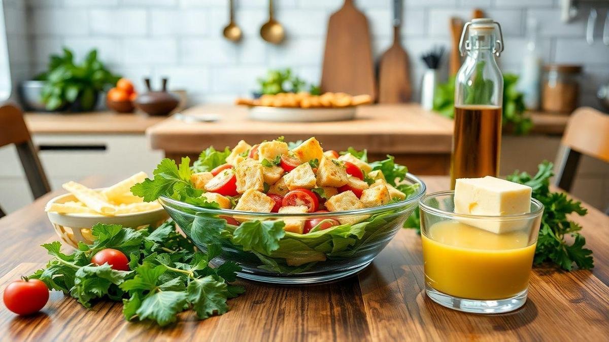 Passo a passo para fazer a salada Caesar perfeita