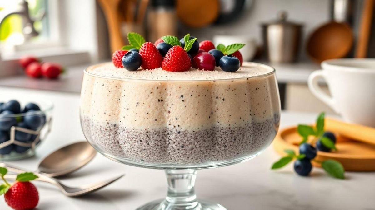 Receitas de Pudim de Chia para Textura Perfeita