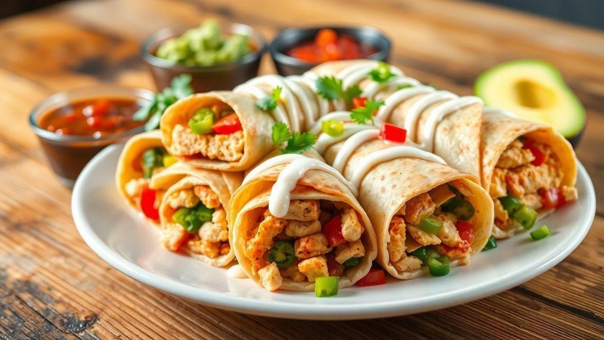 Burritos Práticos de Frango: Uma Opção que Nunca Sai de Moda