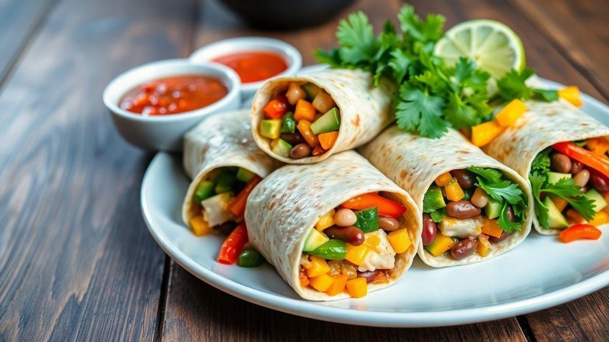 Burritos Vegetarianos: Delícias Sem Carne