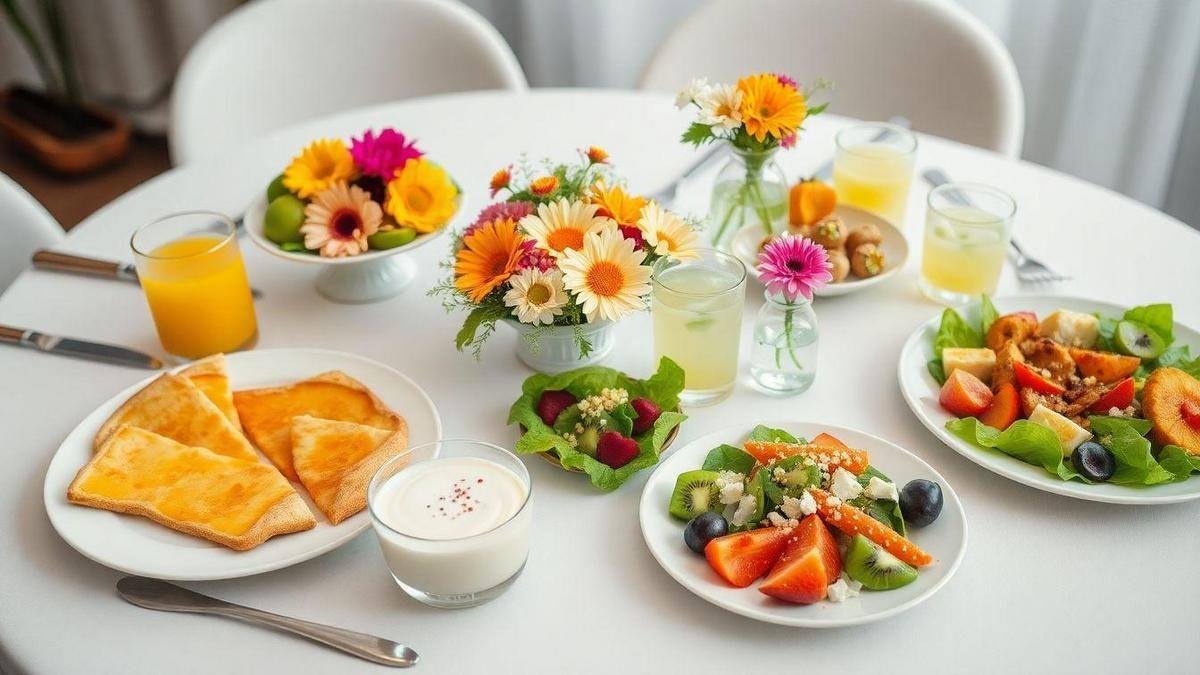 Ideias criativas para um brunch saudável