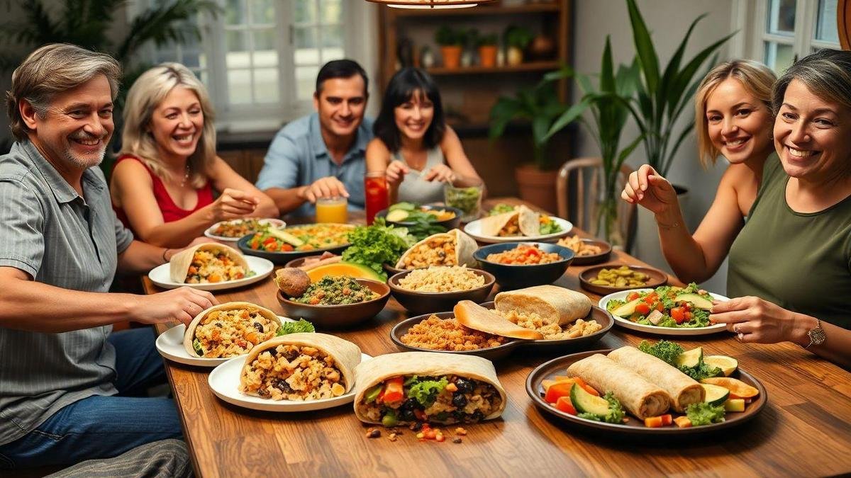 Ideias de Burritos Nutritivos para Toda a Família