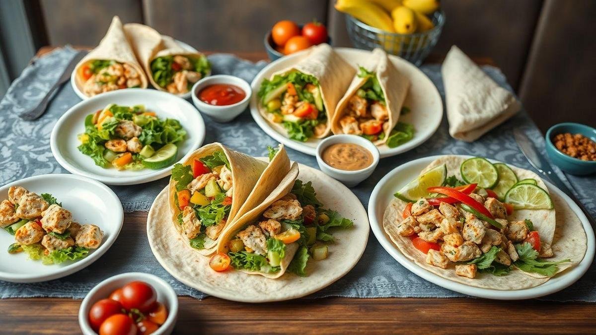 Ideias de lanche para variar seus wraps saudáveis