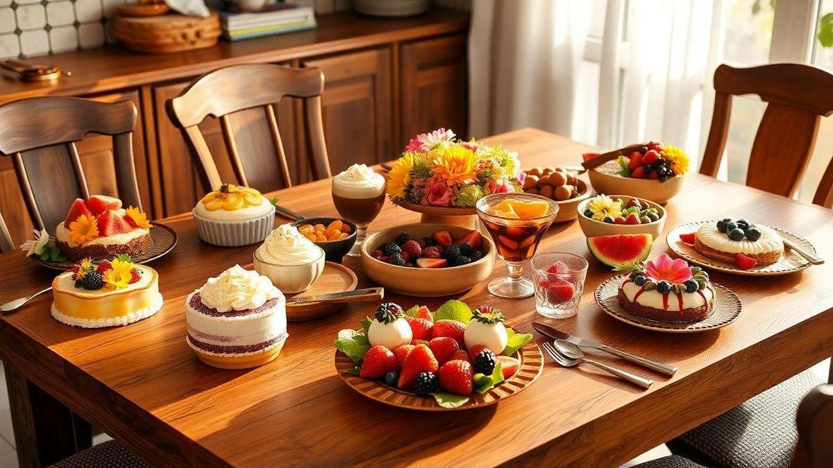 Personalizando suas receitas de sobremesas