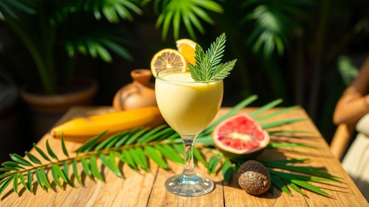 Smoothie de Frutas Tropicais: Uma Viagem ao Paraíso