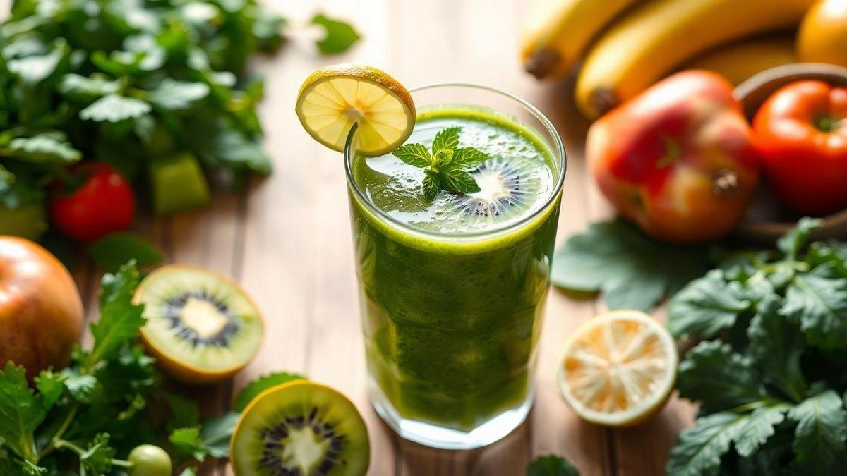 Smoothie Verde Detox: Limpeza e Sabor em Um Copo
