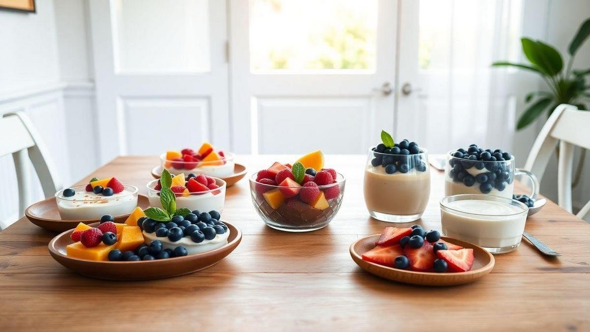 Sobremesas Rápidas com Frutas